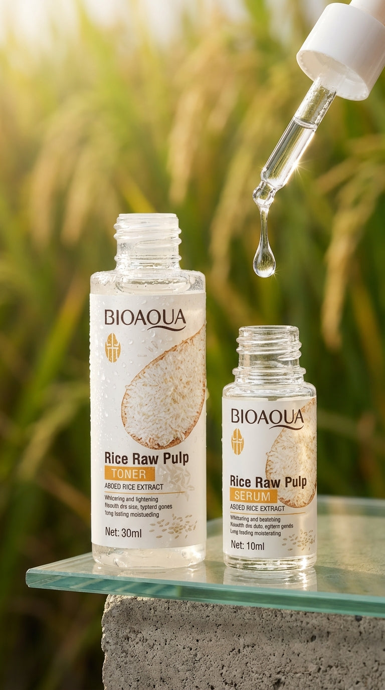 Glass Skin Blueprint: 5-Piece Rice Glow Kit